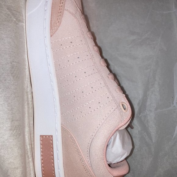 K-SWISS WOMEN COURT BLOCK PEACH SUEDE - SIZE 7 Med - NWT - Picture 11 of 16